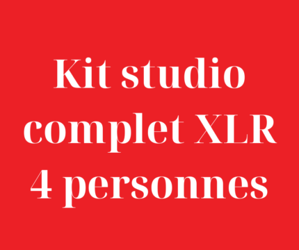 Kit studio complet XLR 4